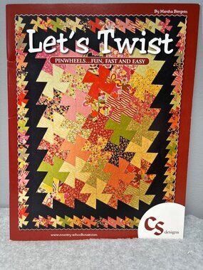 Lets Twist Quilt Pattern Book by Marsha Bergen